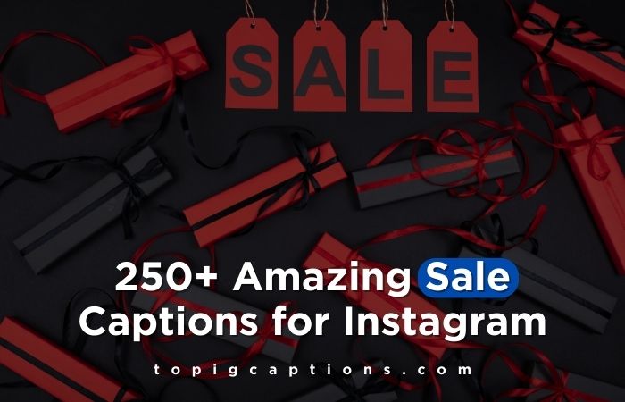 Sale Captions for Instagram